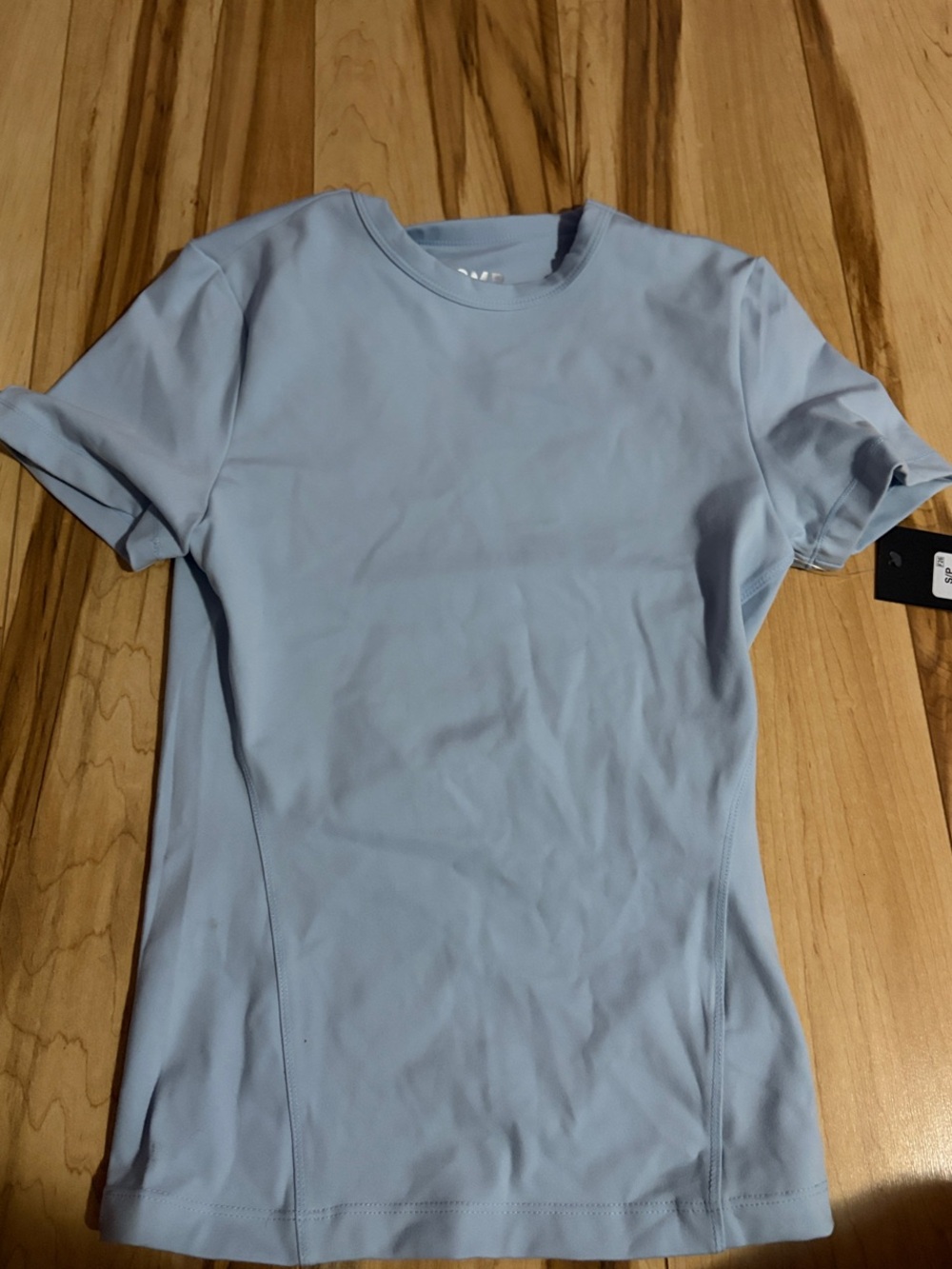 Light Blue Short-Sleeve Crewneck Tee - Kids